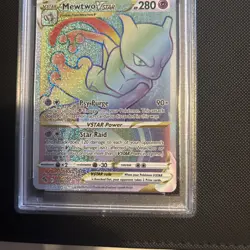 Pokemon TCG Mewtwo VSTAR Secret Rare Card 079/078 Pokemon Go PSA 10 - Image 3