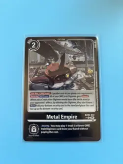 Digimon EX12-072 Metal Empire Common Card Alternate Art Pack Fresh - Image 1