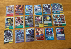 Digimon Booster ANIMAL COLOSSEUM EX-05 Open Box 225 Card (20 Rare) PackFresh NM - Image 3