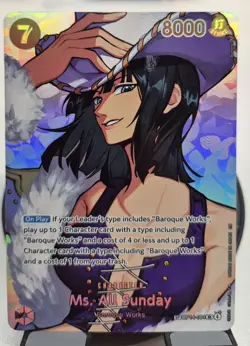 Ms. All Sunday SP OP14-084 SR One Piece Card English OP16 THE TIME OF BATTLE - Image 1