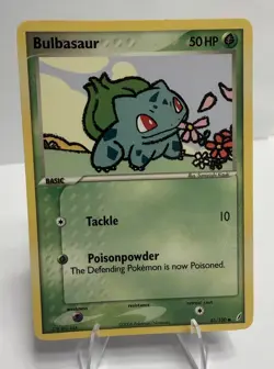 Pokemon TCG Bulbasaur EX Crystal Guardians Card 45/100 Regular Common - Image 1
