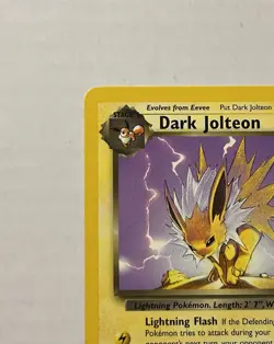 Dark Jolteon 38/82 *LP* Team Rocket Non Holo TCG Pokemon Card SEE DESCRIPTION - Image 3