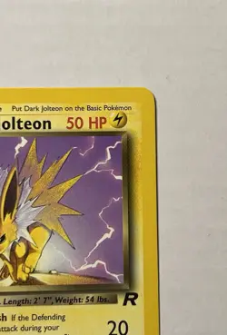 Dark Jolteon 38/82 *LP* Team Rocket Non Holo TCG Pokemon Card SEE DESCRIPTION - Image 4