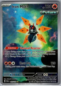 Iron Moth - 187/182 SV04: Paradox Rift - Pokemon Card - NM - Image 1