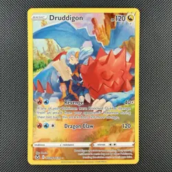 Pokemon TCG Druddigon TG09/TG30 Silver Tempest Trainer Gallery Holo Rare Card - Image 1