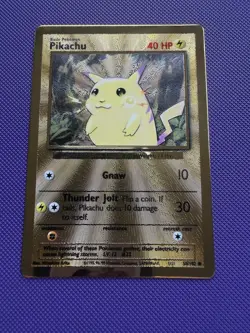 Pokemon Pikachu TCG Gold Metal Celebrations Ultra Premium Collection Card 58/102 - Image 1