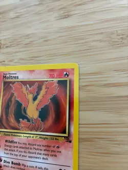 Moltres 27/62 Fossil Regular non holo MP Pokemon TCG card - Image 4