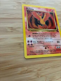 Moltres 27/62 Fossil Regular non holo MP Pokemon TCG card - Image 5