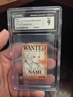 IMAGINE Mini Card Saikyo Jump 2024 One Piece Japanese WANTED Nami - Image 1