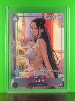 VIOLA Waifu Goddess Prismatic Refractor Card CUSTOM MADE - Image 2