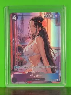 VIOLA Waifu Goddess Prismatic Refractor Card CUSTOM MADE - Image 3