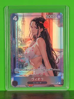 VIOLA Waifu Goddess Prismatic Refractor Card CUSTOM MADE - Image 4