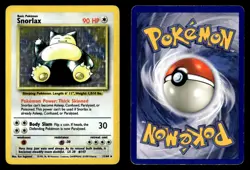 Snorlax 11/64 Holo Rare NO Symbol Error Jungle Pokemon Card - Image 1