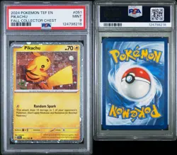 PSA 9 MINT Pikachu Cosmos Holo Collector Chest Promo Pokemon Card 051/162 - Image 3