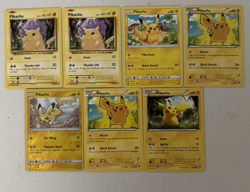 7x Pikachu Card LOT - Pokemon TCG - Assorted Lots - Image 1