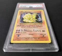 Ninetales 12/102 SHADOWLESS - Base Set *PSA 8 - NM-MT* Holo Rare Pokemon Card - Image 2