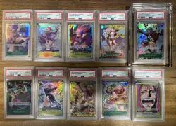 HUGE LOT One Piece Jewelry Bonney Manga 10 Card PSA 10 Cards + Acrylic Cases + - Image 1