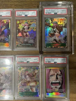 HUGE LOT One Piece Jewelry Bonney Manga 10 Card PSA 10 Cards + Acrylic Cases + - Image 4