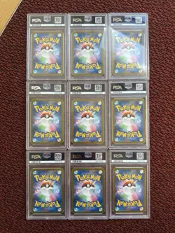 Pokemon TCG PSA 10 Yu Nagaba Full Set of 9 Promo Cards Non-sequential - Image 3