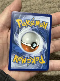 Holographic Blank Genuine Pokemon Card - Near Mint Very Rare Error - Image 2