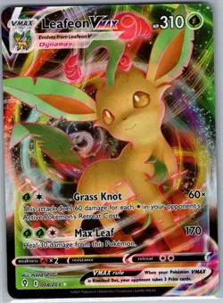 Leafeon VMAX 008/203 SWSH07: Evolving Skies - Pokemon Card - NM - Image 1