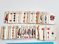 CARTE DA GIOCO CIEL DE FRANCE MIRO PARIS 1948 VINTAGE ORIGINAL PLAYING CARDS NEW - Image 4