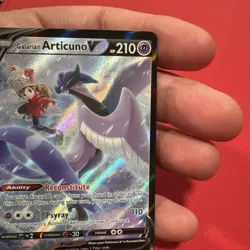 Galarian Articuno V TG16/TG30 Astral Radiance Trainer Gallery Pokemon Card - Image 3