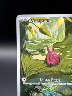 Venipede 132/086 Black Bolt Full Art Holo Pokemon Card - Image 2