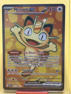 Meowth Ex 107/088 Full Art Perfect Order NM/M - Image 1