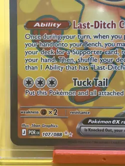Meowth Ex 107/088 Full Art Perfect Order NM/M - Image 4