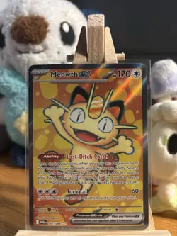 Meowth ex 107/088 Perfect Order Ultra Rare Full Art English - Image 1