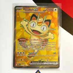 Pokemon TCG Meowth ex 107/088 Perfect Order Full Art Holo English 2026 - Image 1