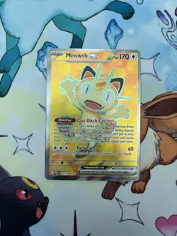 Pokemon TCG Meowth Ex 107/088 Perfect Order Full Art Mint - Image 1