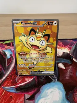 Meowth EX - 107/088 - Full Art - Perfect Order - Pokemon Card - Image 1