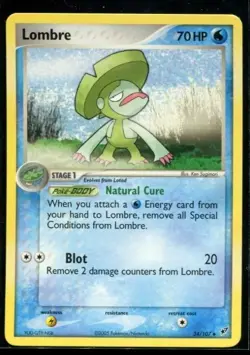 Pokemon Lombre 34/107 Deoxys Non Holo EXC BUY 2 CARDS GET 1 FREE!! - Image 1