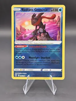 Pokemon TCG Radiant Greninja Holo Rare Card Swsh10: Astral Radiance 046/189 - Image 1