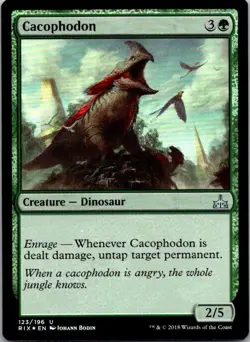 Cacophodon FOIL Rivals of Ixalan MTG NM - Image 1