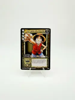 2006 One Piece CCG The Captain With A Straw Hat PR016 Luffy Vol 1 DVD Promo Card - Image 1