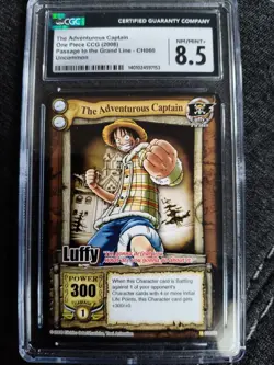 2006 One Piece CH060 Monkey D. Luffy “The Adventurous Captain” CGC 8.5 - Image 1