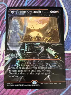 Devastating Onslaught (0361)(Showcase Foil) Edge Of Eternities MTG - Image 1