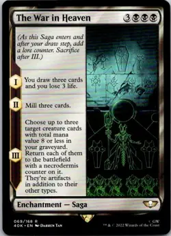 Magic the Gathering The War in Heaven Warhammer 40,000 Commander MTG Free Ship! - Image 1