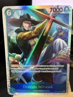 Dracule Mihawk OP09-048 SR Emperors in the New World One Piece CCG - Image 1