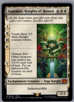 MTG Magic the Gathering Summon: Knights of Round (36) Final Fantasy Regular - Image 1