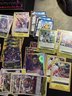 Marshall D. Teach Black Yellow complete One Piece deck OP16 (comp ready to play) - Image 5