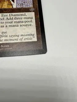 LION'S EYE DIAMOND MAGIC THE GATHERING MTG MIRAGE SET RARE Artifact 1996 VINTAGE - Image 4