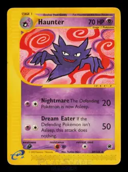Pokemon Card Haunter 80/165 Expedition Base Set Uncommon Vintage MP 2002 - Image 1