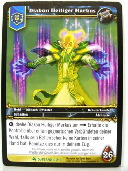 World of Warcraft TCG - Fires of Outland Uncommon Karte aussuchen - WoW - Image 2