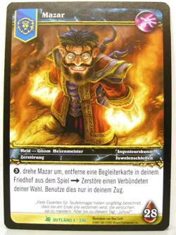 World of Warcraft TCG - Fires of Outland Uncommon Karte aussuchen - WoW - Image 5