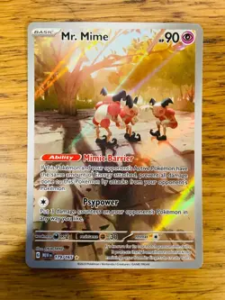 NEAR MINT! Mr. Mime (179/165) S&V 151 Illustration Rare Pokemon Card! FAST P&P! - Image 1