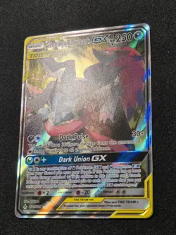 Pokemon Card Greninja & Zoroark GX 201/214 Unbroken Bonds Holo Alt Art NM 2019 - Image 4
